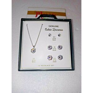 Merry & Bright Genuine Cubic Zirconia Necklace